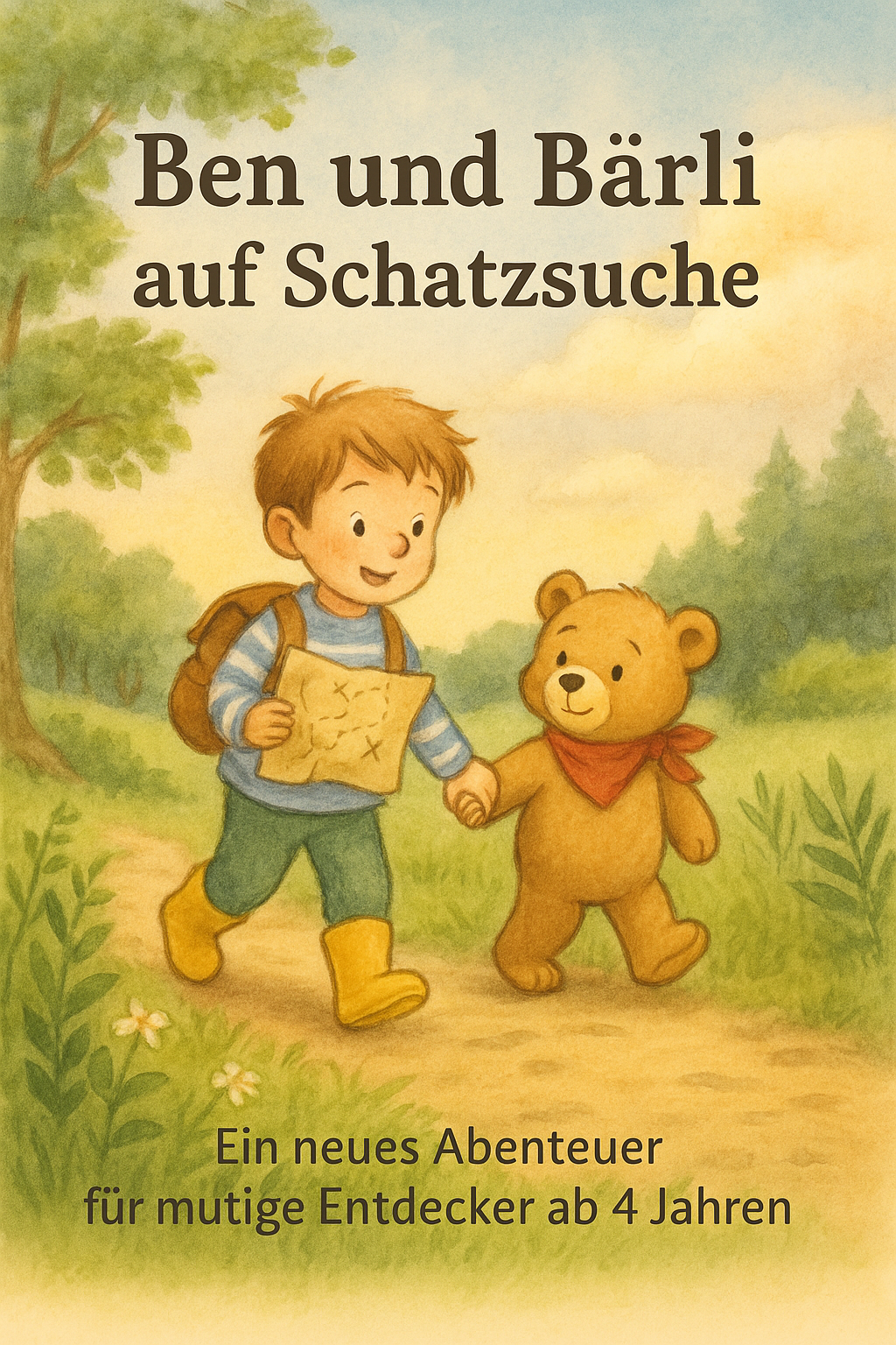 Buchcover Ben und Bärli auf Schatzsuche