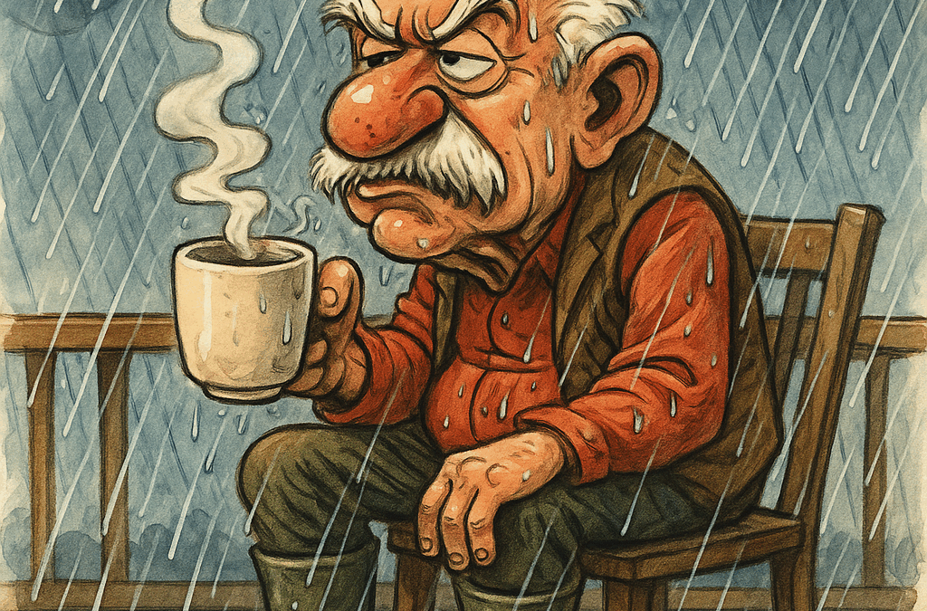 🌤️🏁Hardcore-Kaffeetrinken: Opa vs. Weltuntergangswetter ☕