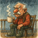 🌤️🏁Hardcore-Kaffeetrinken: Opa vs. Weltuntergangswetter ☕