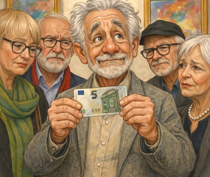 🎨 Opa auf Kunstausstellung – Fünf Euro, große Kunst und das Ende der Großzügigkeit