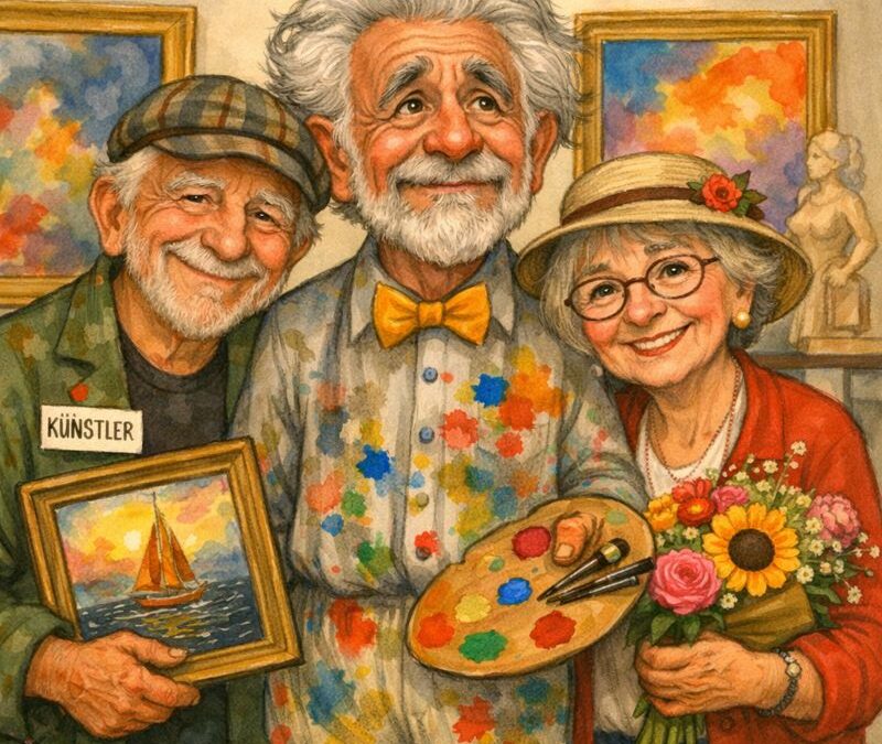 🖼️ Kunstausstellung zu Ende – Geschäft und Herz zufrieden