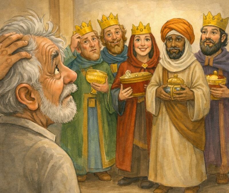 Opa, die Heiligen Drei Könige