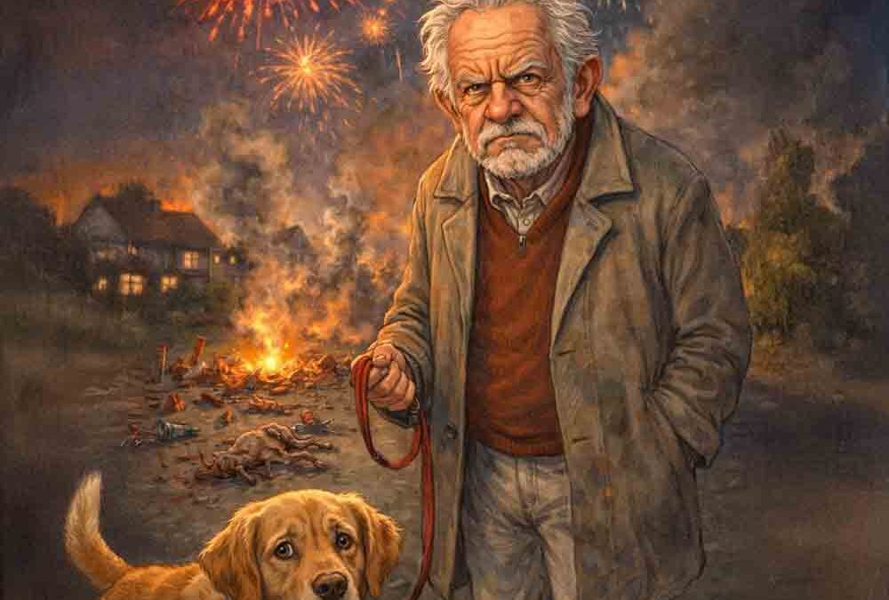 🎆 Opa und Silvester – oder: Wie eine Gesellschaft ihre Rücksicht abbrennt