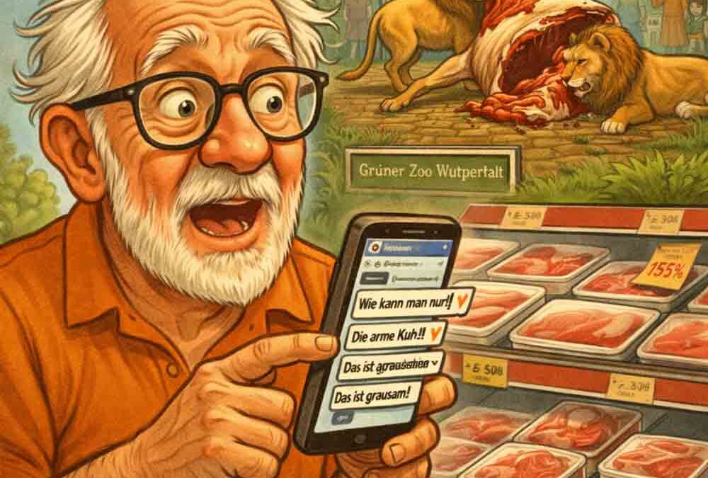 Opa, die Löwen und das Internet-Gewissen
